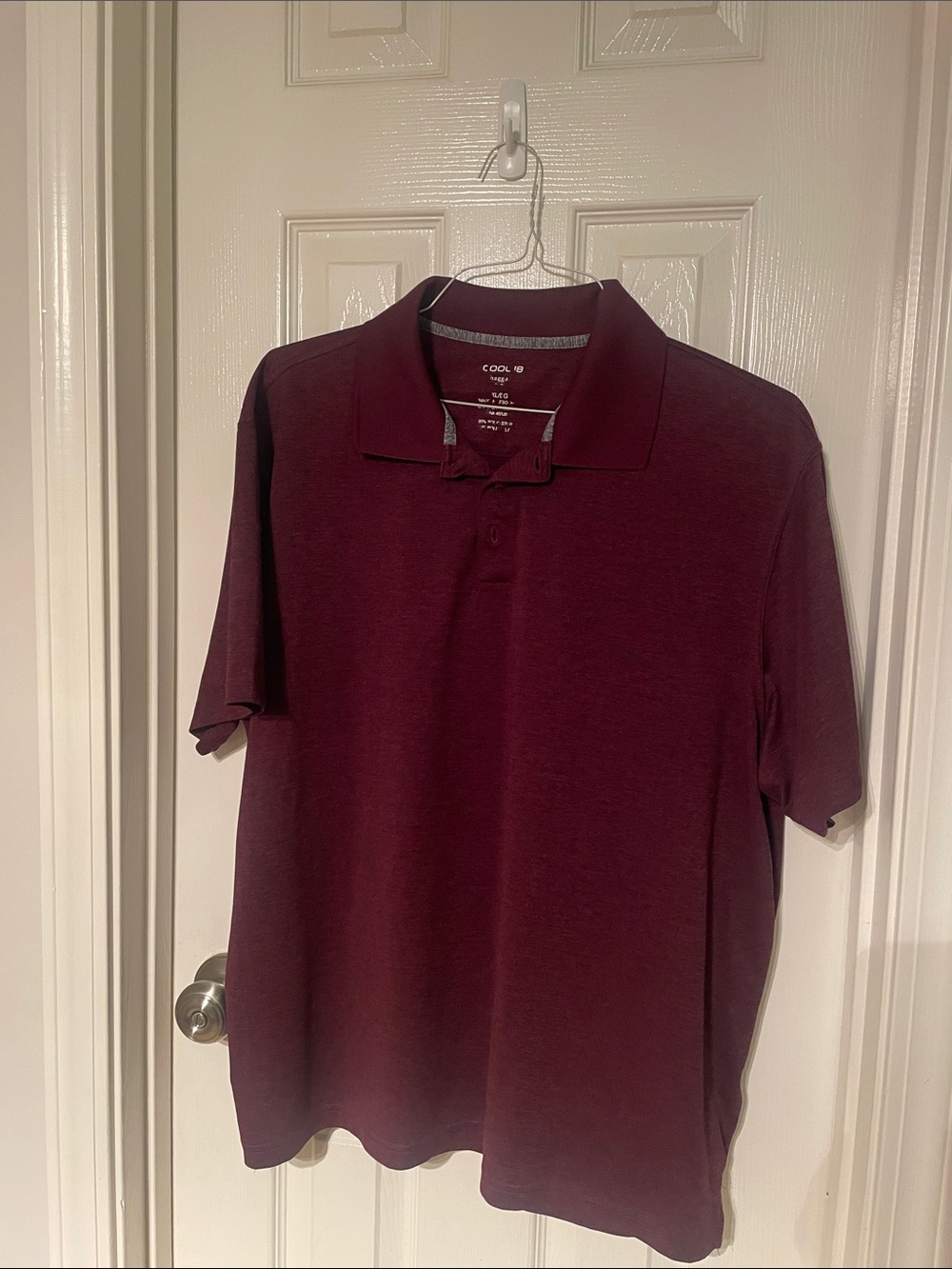 Haggar Men's Polo Shirt - Burgundy